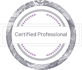 Certified professional badge